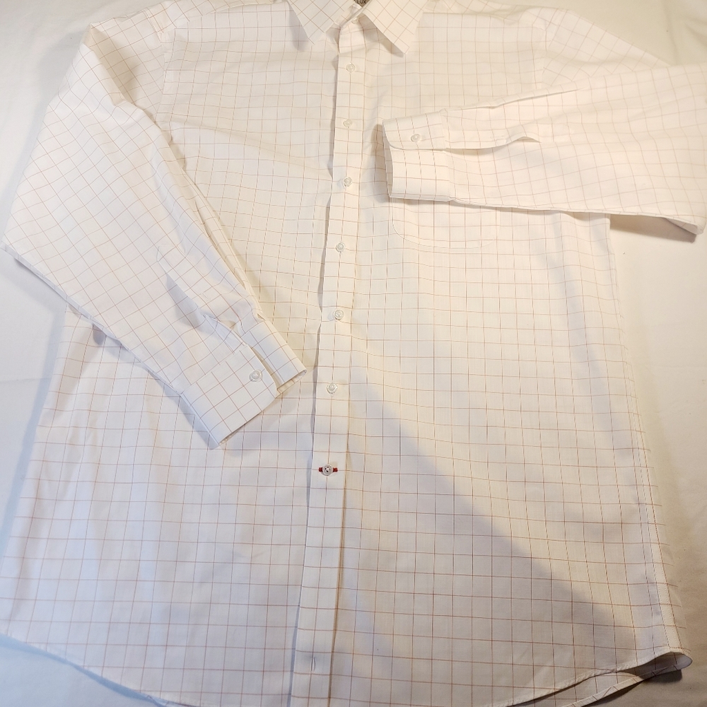 MEN DRESS SHIRT "CREMIEUX" Size 16.5/34 100% PIMA